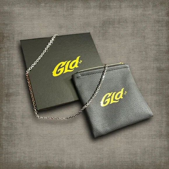 White Gold GLD Box Chain Necklace 20" Can Be Adjusted to 22" NWT - Picture 6 of 8